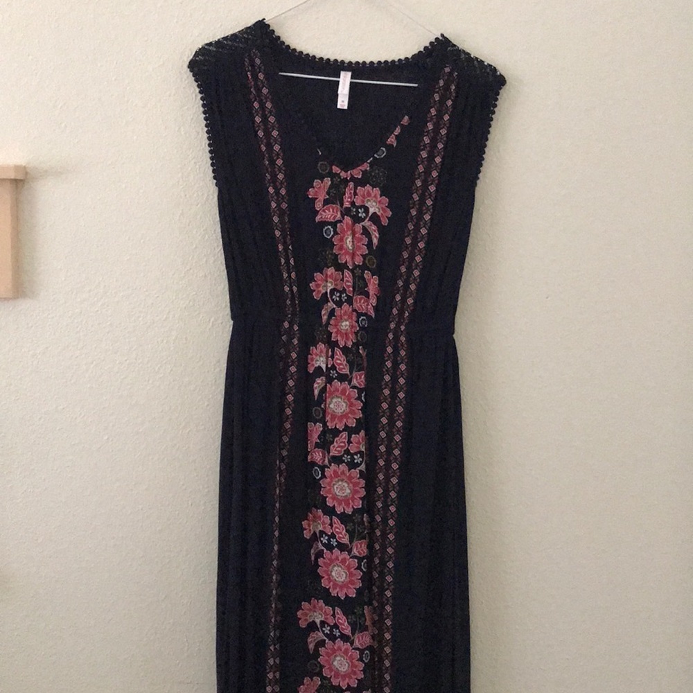 Navy Maxi Dress size medium
